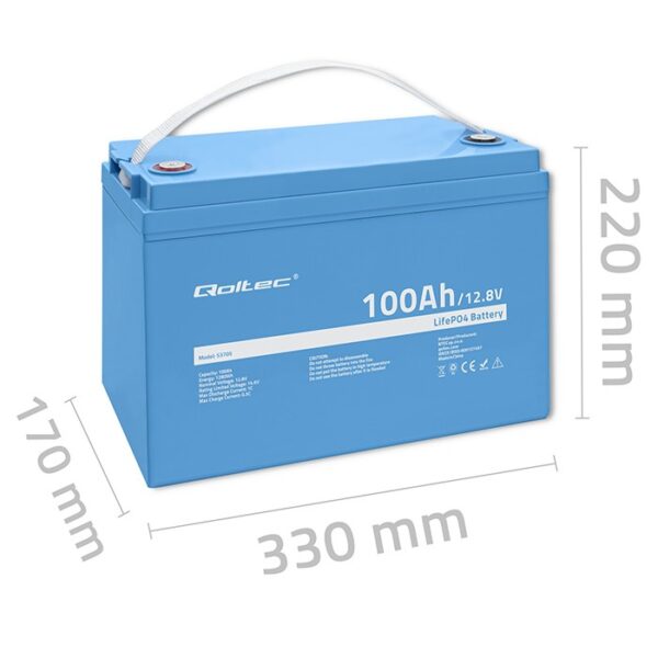 Liitiumaku LiFePO4 12.8V 100Ah - Image 2