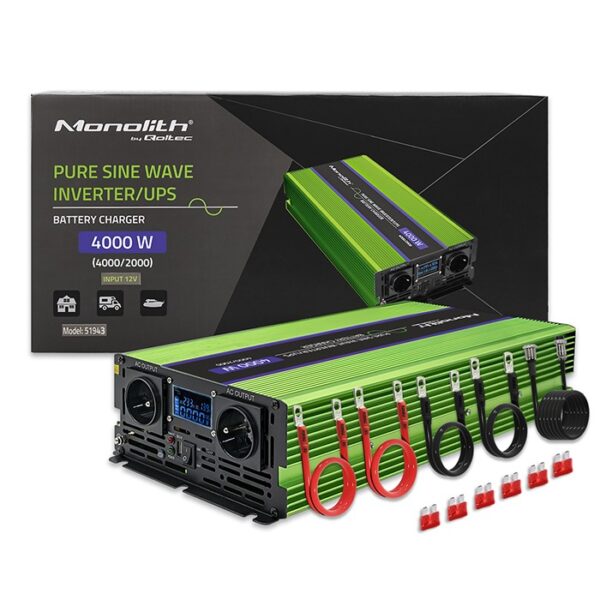 Qoltec 2000W puhas siinus inverter