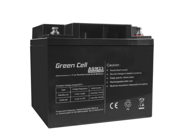 AGM aku Green Cell 12V, 44Ah