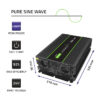 Inverter Qoltec Monolith 12V - 230V, 2000/4000 W (puhas siinus) - Image 2